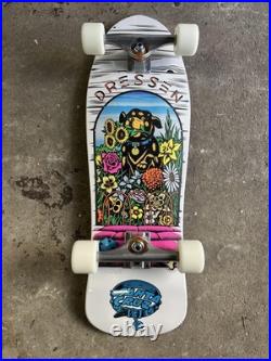 Dressen Pup Reissue 9.5in x 29.44in Santa Cruz Old School Complete Skateboard