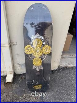 Dressen Rose Cross Preissue 9.31in x 31.94in santa cruz skate board rare