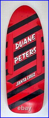Duane Peters Old School Reissue Santa Cruz Red Skateboard Deck #797