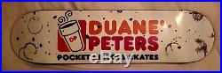 Duane Peters Pocket Pistols skateboard nos very rare Dunkin Donuts santa cruz