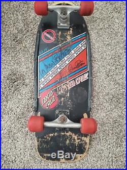 Duane Peters Santa Cruz vintage Skateboard