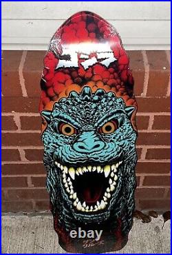 EXTREMELY RARE Santa Cruz Godzilla Destroyer Skateboard Deck 11 x 32- IN HAND