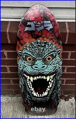 EXTREMELY RARE Santa Cruz Godzilla Destroyer Skateboard Deck 11 x 32- IN HAND