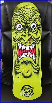 Early Santa Cruz Rob Roskopp Exclusive Green Face Reissue Skateboard Deck