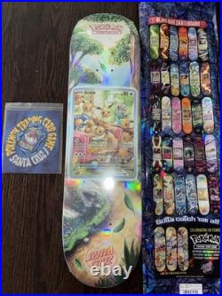 Eevee Santa Cruz Pokémon Skateboard Deck In Hand Brand New Ships Today
