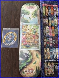 Eevee Santa Cruz Pokémon Skateboard Deck In Hand Brand New Ships Today