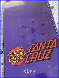 Eric Dressen Santa Cruz Rare 30 Year Anniversary skateboard deck