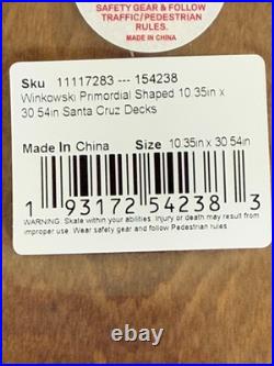 Erick Winkowski PRIMORDIAL Santa Cruz ken taylor 10.35 primeval rainbow foil