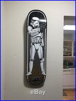 Excellent Condition Santa Cruz Star Wars Stormtrooper Skateboard Deck Limited