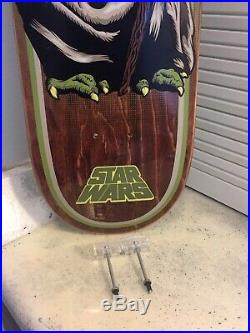 Excellent Condition Star Wars Yoda Skateboard Deck By Santa Cruz Limited # 416