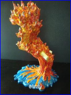 FLAME HAND Custom Kidrobot Santa Cruz Skateboards Screaming Hand Figure