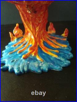 FLAME HAND Custom Kidrobot Santa Cruz Skateboards Screaming Hand Figure