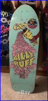 G&S Vintage Skateboard Billy Ruff Old School Santa Cruz Powell Peralta Zorlac