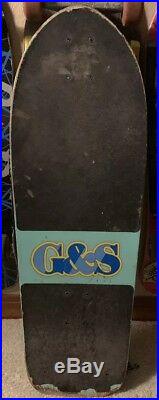G&S Vintage Skateboard Billy Ruff Old School Santa Cruz Powell Peralta Zorlac
