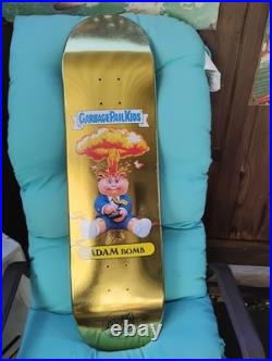 GARBAGE PAIL KIDS SANTA CRUZ SKATEBOARD Filthy Rich Foil Variant Adam Bomb RARE