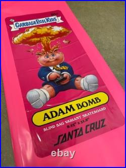 GARBAGE PAIL KIDS X SANTA CRUZ Skateboard Deck ADAM BOMB Gold Filthy Rich Foil