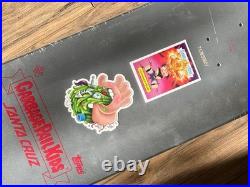 GPK Garbage Pail Kids Santa Cruz Skateboard Deck Adam Bomb Hazardous Hand