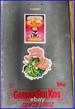 GPK Garbage Pail Kids Santa Cruz Skateboard Deck Adam Bomb Hazardous Hand