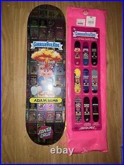 GPK Santa Cruz ADAM BOMB NOSTALGIA OVERLOAD Skateboard Deck (Has Been Opened)