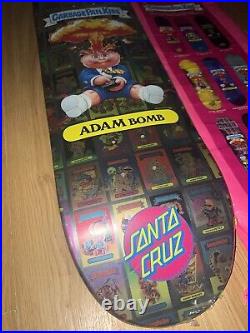 GPK Santa Cruz ADAM BOMB NOSTALGIA OVERLOAD Skateboard Deck (Has Been Opened)