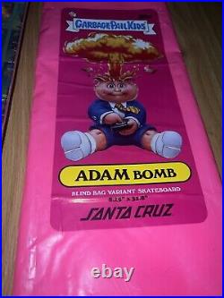 GPK Santa Cruz ADAM BOMB NOSTALGIA OVERLOAD Skateboard Deck (Has Been Opened)