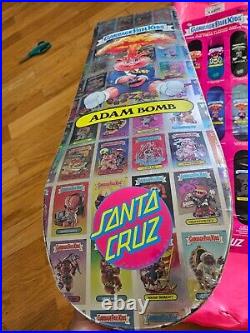 GPK Santa Cruz Garbage Pail Kids ADAM BOMB NOSTALGIA OVERLOAD Skateboard Deck