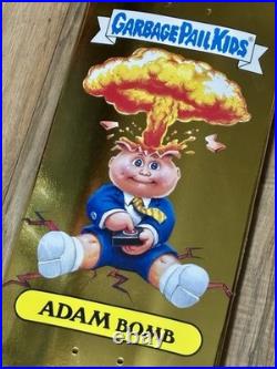 GPK Santa Cruz Skateboard Deck Filthy Rich Gold Foil Collectors Edition