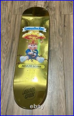 GPK Santa Cruz Skateboard Deck Filthy Rich Gold Foil Collectors Edition