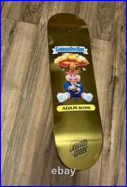 GPK Santa Cruz Skateboard Deck Filthy Rich Gold Foil Collectors Edition