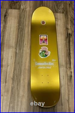 GPK Santa Cruz Skateboard Deck Filthy Rich Gold Foil Collectors Edition