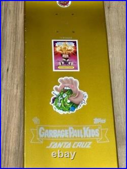 GPK Santa Cruz Skateboard Deck Filthy Rich Gold Foil Collectors Edition