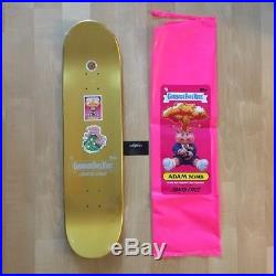 Garbage Pail Kids Santa Cruz Skateboard Deck Filthy Rich Foil Gold Extra Rare