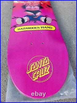 Garbage Pail Kids Santa Cruz Skateboard Hazardous Hand Deck Adam Bomb 2017 Topps