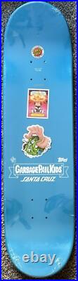 Garbage Pail Kids X Santa Cruz Holograph Blast Super Rare Skateboard