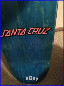 Green/Blue Rob Roskopp Face Drip Santa Cruz Skateboard Deck- Reissue