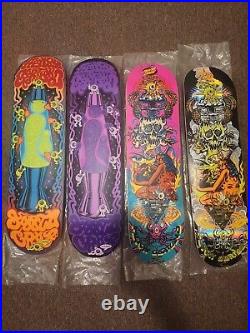 Henry Gartland Tribute Skateboard Decks Complete Setbof 4 Santa Cruz OPENED