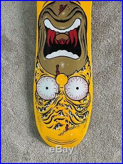 Homer Simpson Rob Roskopp Face Santa Cruz Skateboard deck Skate Board Simpsons