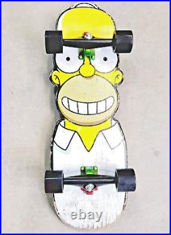 Homer Simpson Santa Cruz Skateboard Assembly GullWing Trucks
