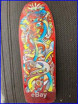 Hosoi Picasso skateboard deck 1987 vintage Santa Cruz