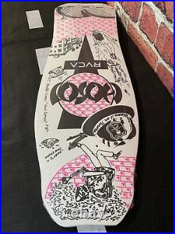 Hosoi RVCA OG Hammerhead X ALEXIS ROSS Artist Proof Skateboard Deck Santa Cruz