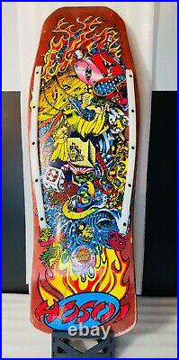Hosoi Santa Cruz Collage Pink Candy Hammerhead Vintage Skateboard Deck Picasso