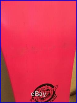 Hot Pink Rob Roskopp Face Drip Santa Cruz Skateboard Deck- Reissue