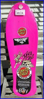 Hot Pink Santa Cruz Steve Alba SALBA Tiger skateboard Deck Old School Re-issue