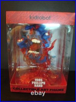 JIM PHILLIPS 1985 ART HAND Custom Kidrobot Santa Cruz Screaming Hand Figure