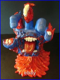 JIM PHILLIPS 1985 ART HAND Custom Kidrobot Santa Cruz Screaming Hand Figure JIM PHILLIPS 1985 ART HAND Custom Kidrobot Santa Cruz Screaming Hand Figure