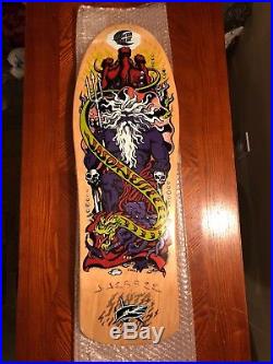 Jason Jessee Neptune 2 Santa Cruz skateboard deck hand screened signed reissue
