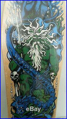 Jason Jessee SIGNED Santa Cruz Neptune Shark Tail Made in USA skateboard deck