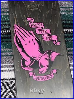 Jason Jessee Santa Cruz skateboard deck pray for me very rare skate deck