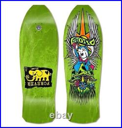 Jeff Grosso Forever Black Label Lucero Skateboard Deck Green Stain Santa Cruz