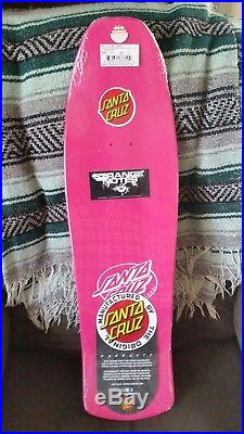 Jeff Grosso Pink Reissue Santa Cruz Skateboard Deck Toybox